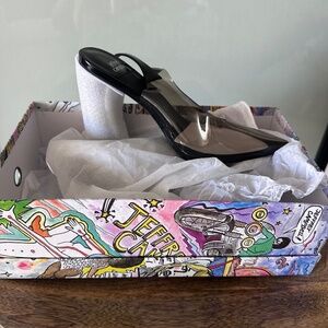 Jeffrey Campbell Trix Heel Smoke Vinyl